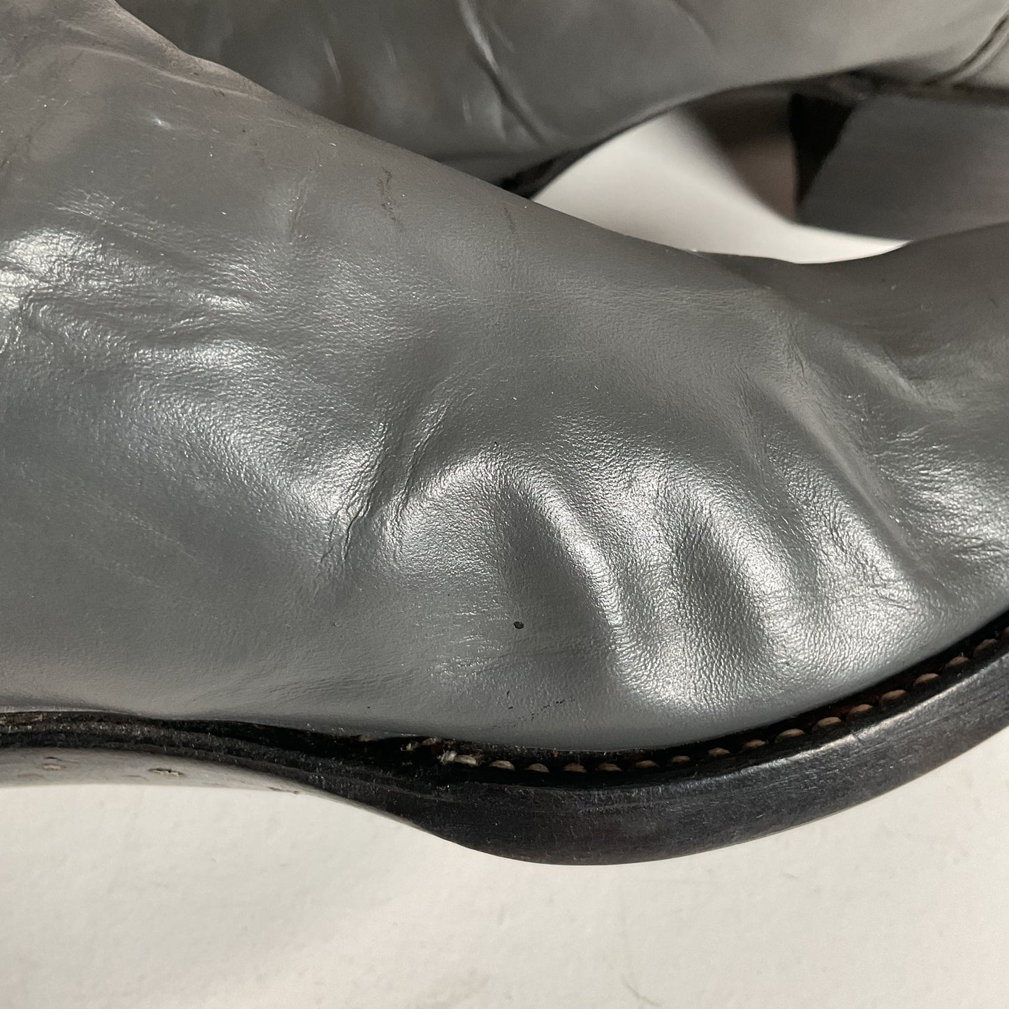 Remington Custom Cowboy Boots | USA Made | Grey | Men’s 8.5 B | Women’s 9.5