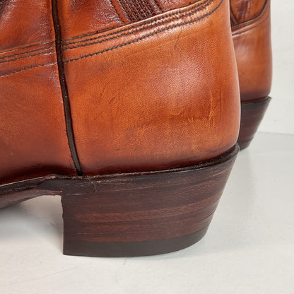 Vintage Dan Post French Toe Cowboy Boots | 1970s | 10.5 D