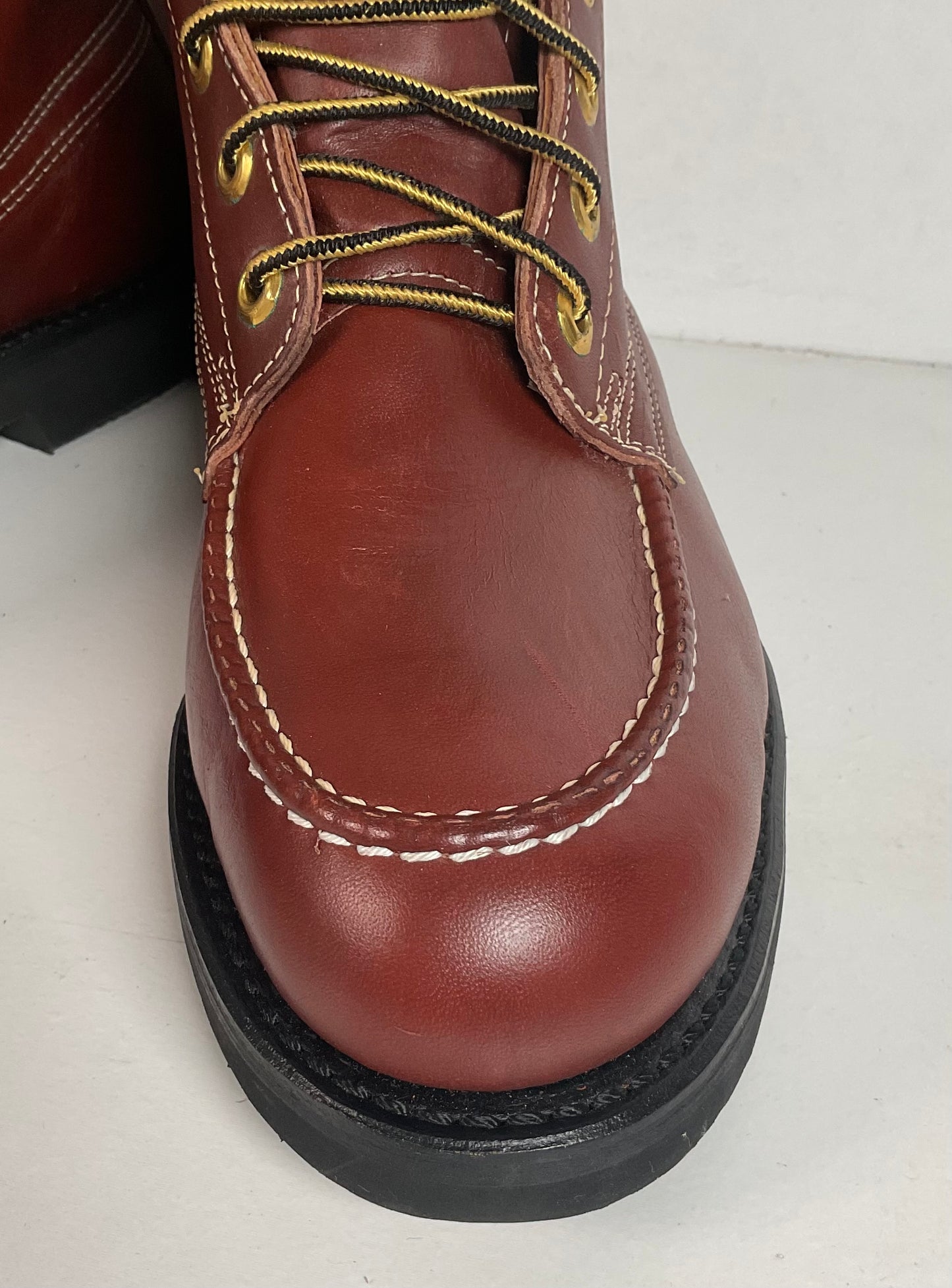Vintage Herman Survivors’ Moc Toe Boots | USA Made | Men’s 7 | Women’s 8