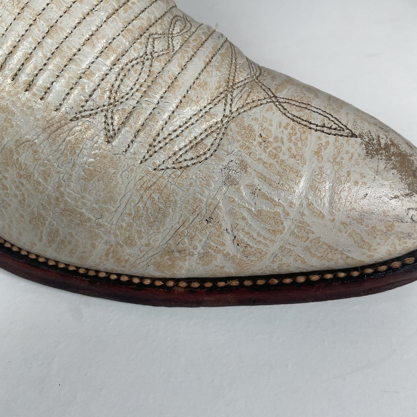 Vintage J. Chisholm Antelope Cowboy Boots | Exotic | USA Made | Men’s 9.5 D