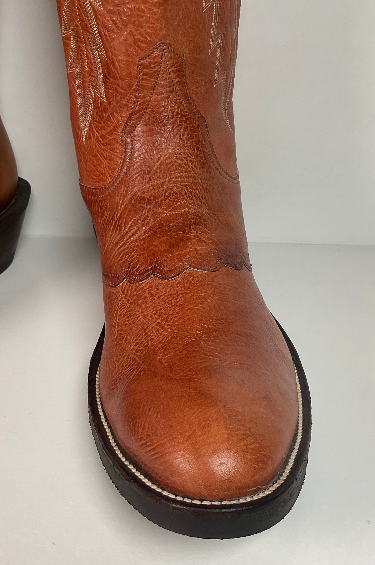 Custom Buckaroo Cowboy Boots | Rough Stock Heel | Tall Top | Men’s 11