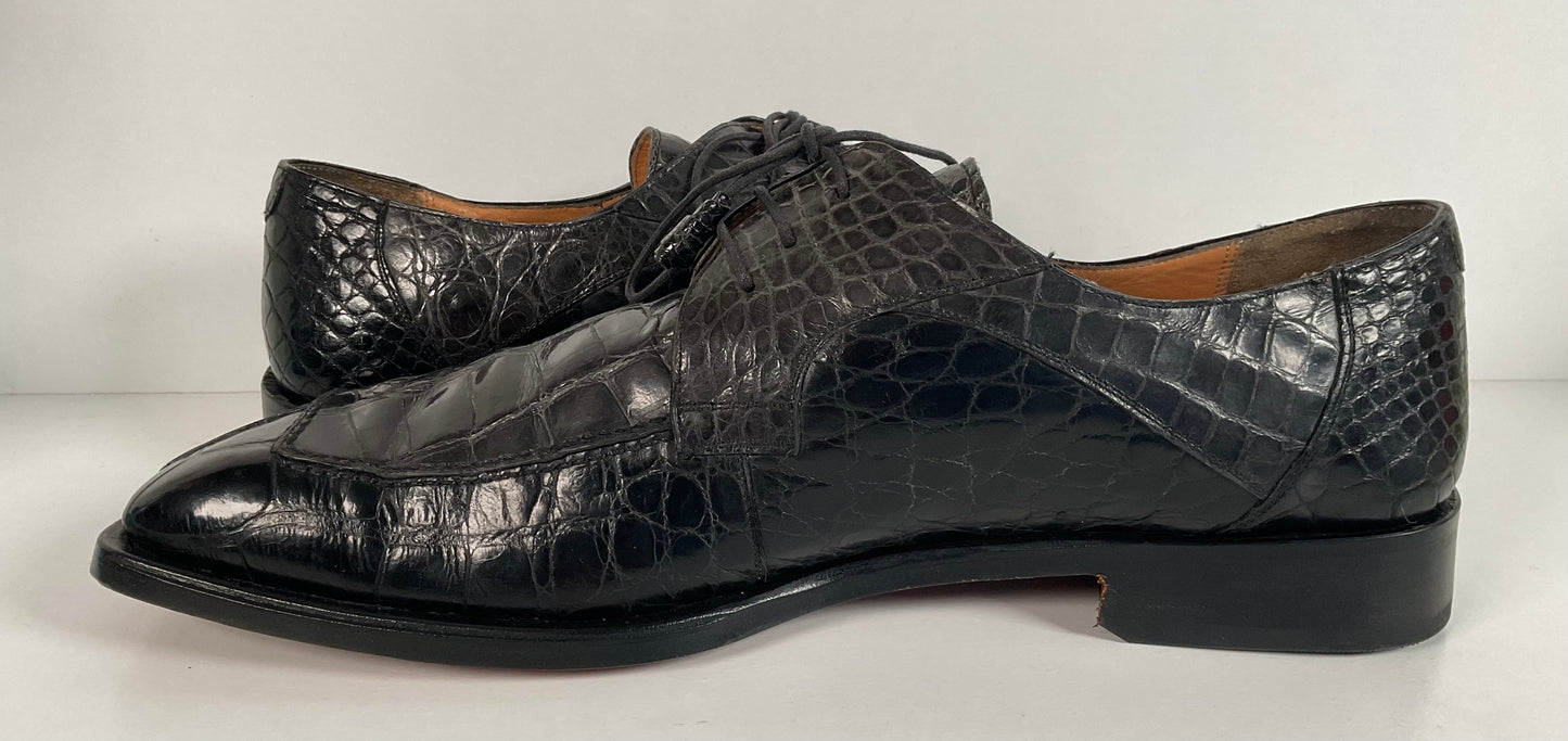 Avventura Genuine Crocodile Loafers 13 M Exotic Full Bias Cut Recrafted