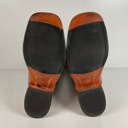 Anderson Bean Tan Crazy Horse Cowboy Boots | Purple Mad Dog | Men’s 12 D