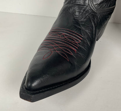 Vintage Nocona Cowboy Boots | Tooled Inlays | USA Made | Men’s 9 C