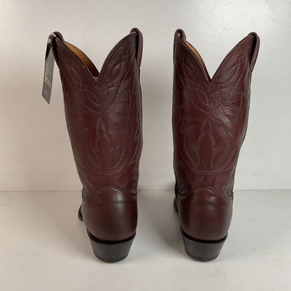 Vintage Nocona Deer Skin Cowboy Boots — USA Made — Original Box — 9 EE
