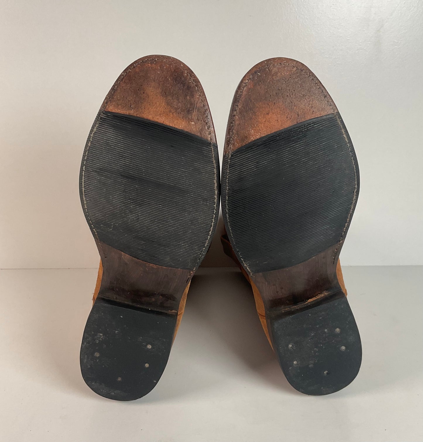 Rios Of Mercedes Kudu Suede Roper Boots | USA Made | Waxy | 12 D