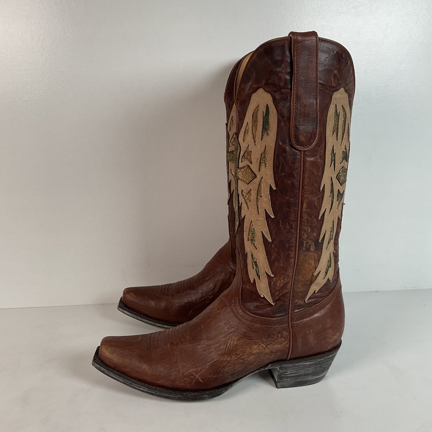 Yippee Ki Yay by Old Gringo Cowgirl Boots | Angelic Crucifix | Women’s 8 B