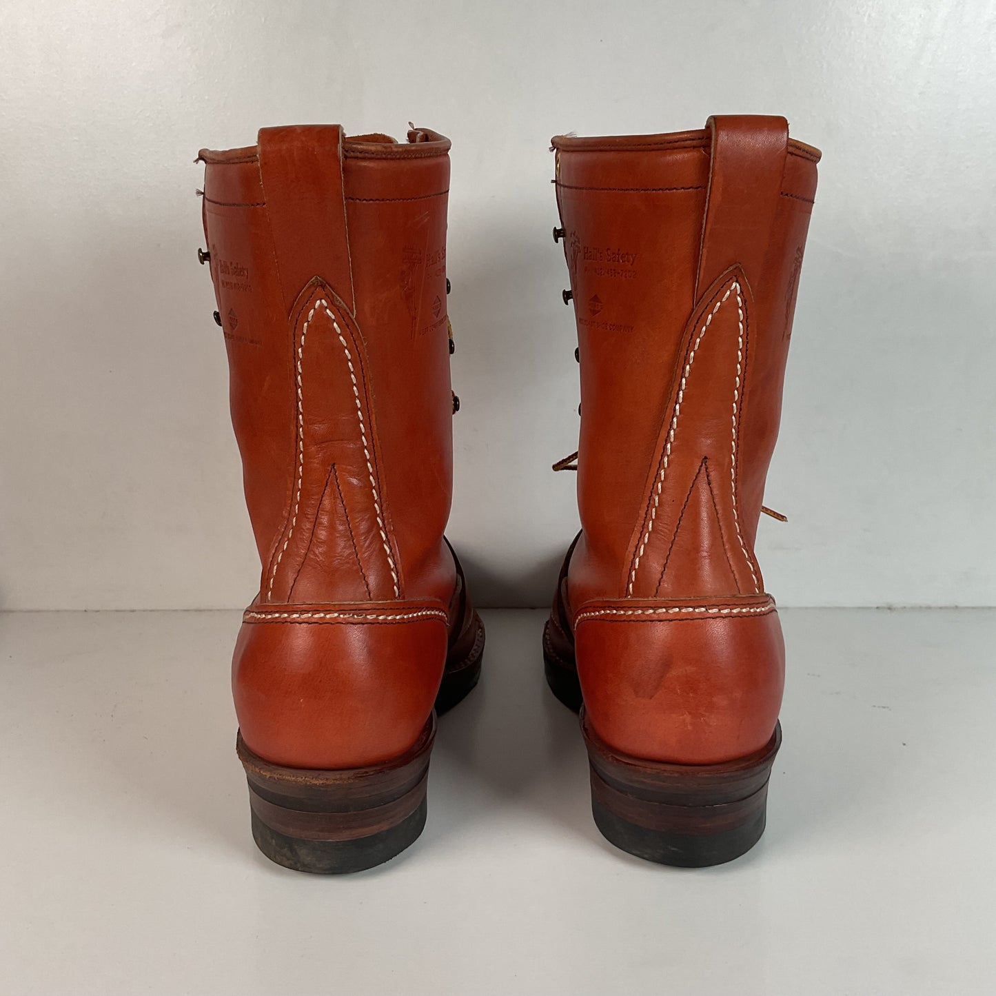 Wesco for Hall’s Safety Linesman Boots 8.5 D Job Master Old Logo West Coast