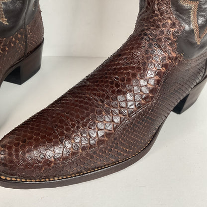 Vintage Dan Post Snakeksin Cowboy Boots | Exotic | USA Made | Men’s 9.5 D