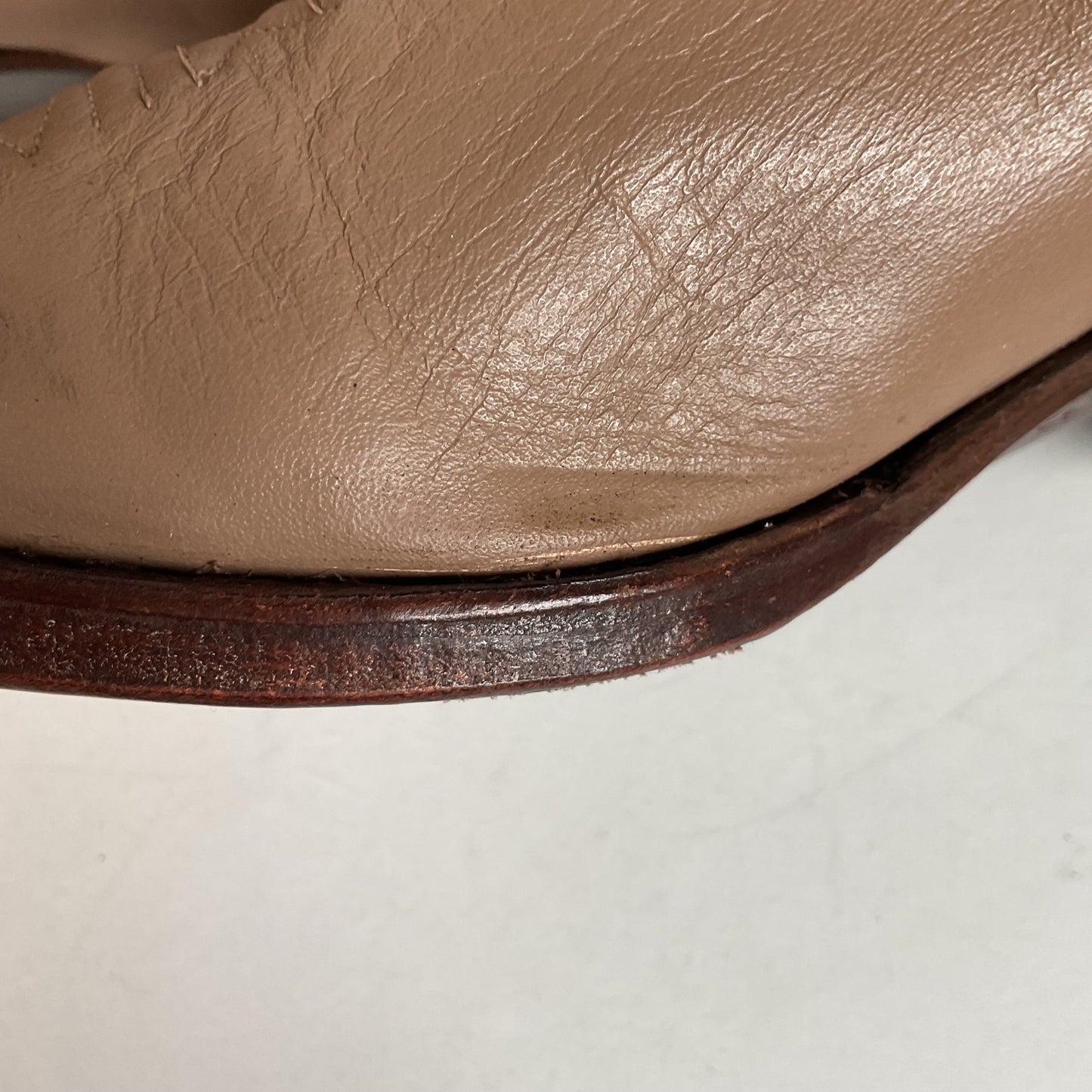 Vintage Panhandle Slim Beige Cowgirl Boots 6.5 B Handcrafted