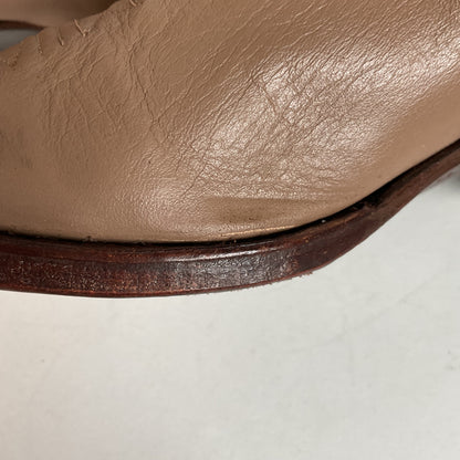 Vintage Panhandle Slim Beige Cowgirl Boots 6.5 B Handcrafted