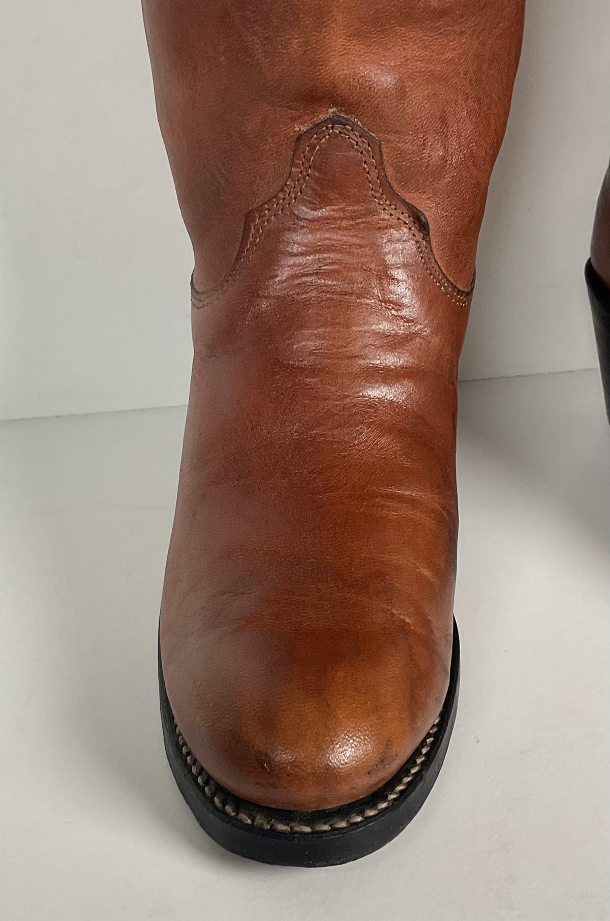 Vintage Olathe Tall Top Buckaroo Boots | USA Made | Men’s 5 B | Women’s 6