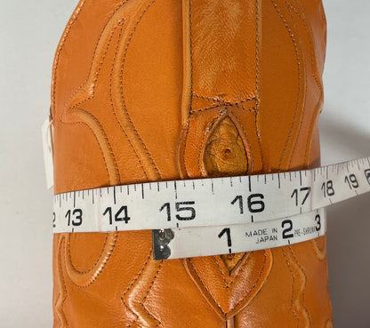 Los Altos Full Quill Ostrich Cowboy Boots | Buttercup | Exotic | Men’s 9.5 EE