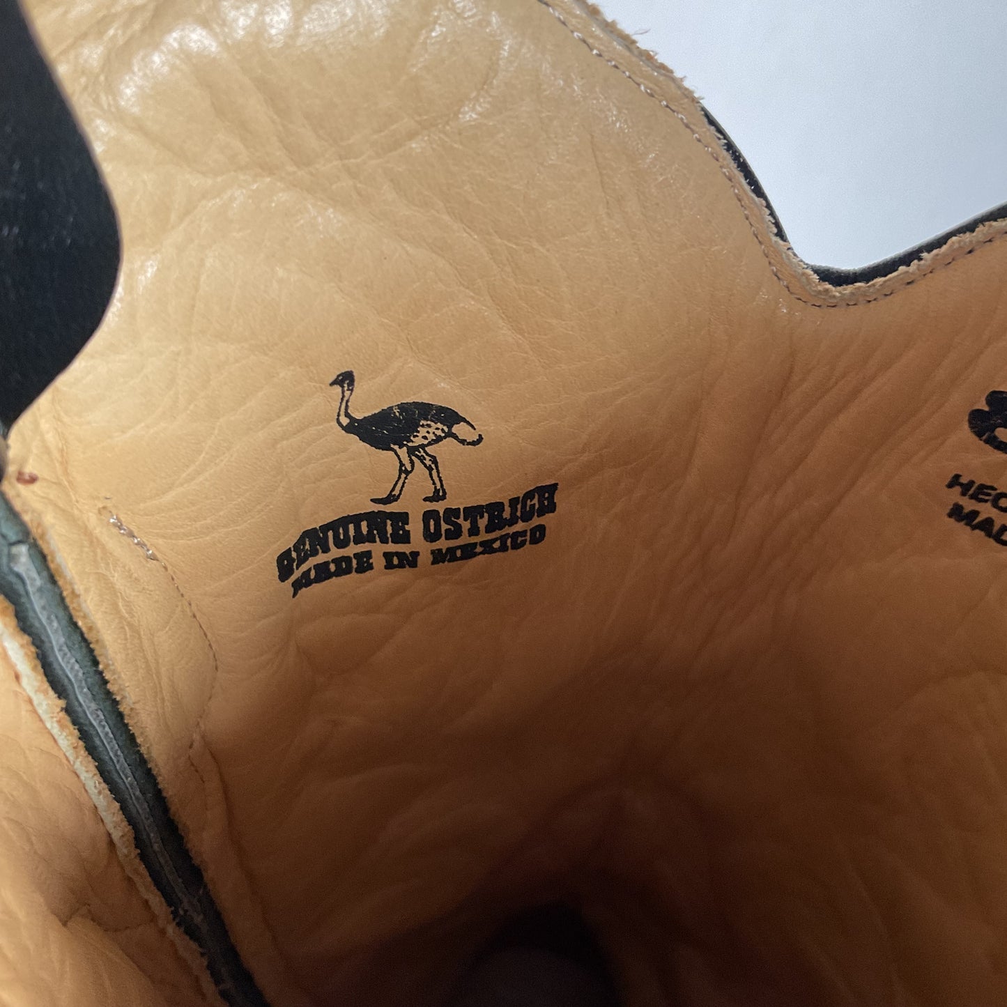 Corral Plum Ostrich Quill Cowgirl Boots 8 M Exotic Triad