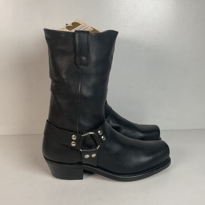 Double Tuff Harness Motorcycle Boots 11 D USA Made Black Oiled