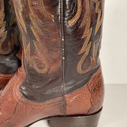 Vintage Cuadra Ostrich Leg Cowboy Boots | Exotic | Men’s 10.5