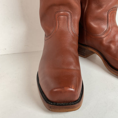 Vintage Sears Chunky Western Campus Boots 10.5 EE USA Made Cavalry Style