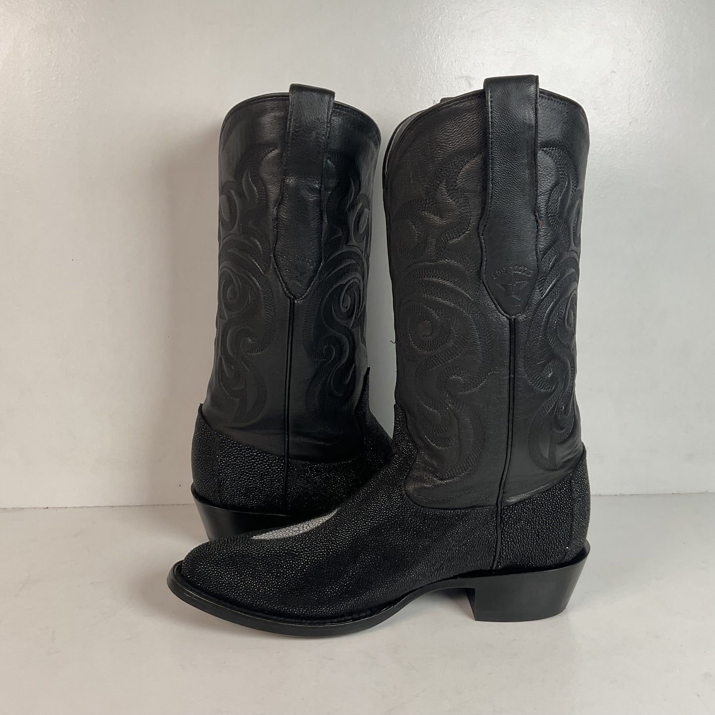 Los Altos Sea Stingray Cowboy Boots 10 D Exotic