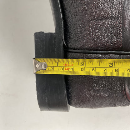 Lucchese 2000 Elephant Roper Boots | USA Made | Black Cherry | Men’s 8.5 D