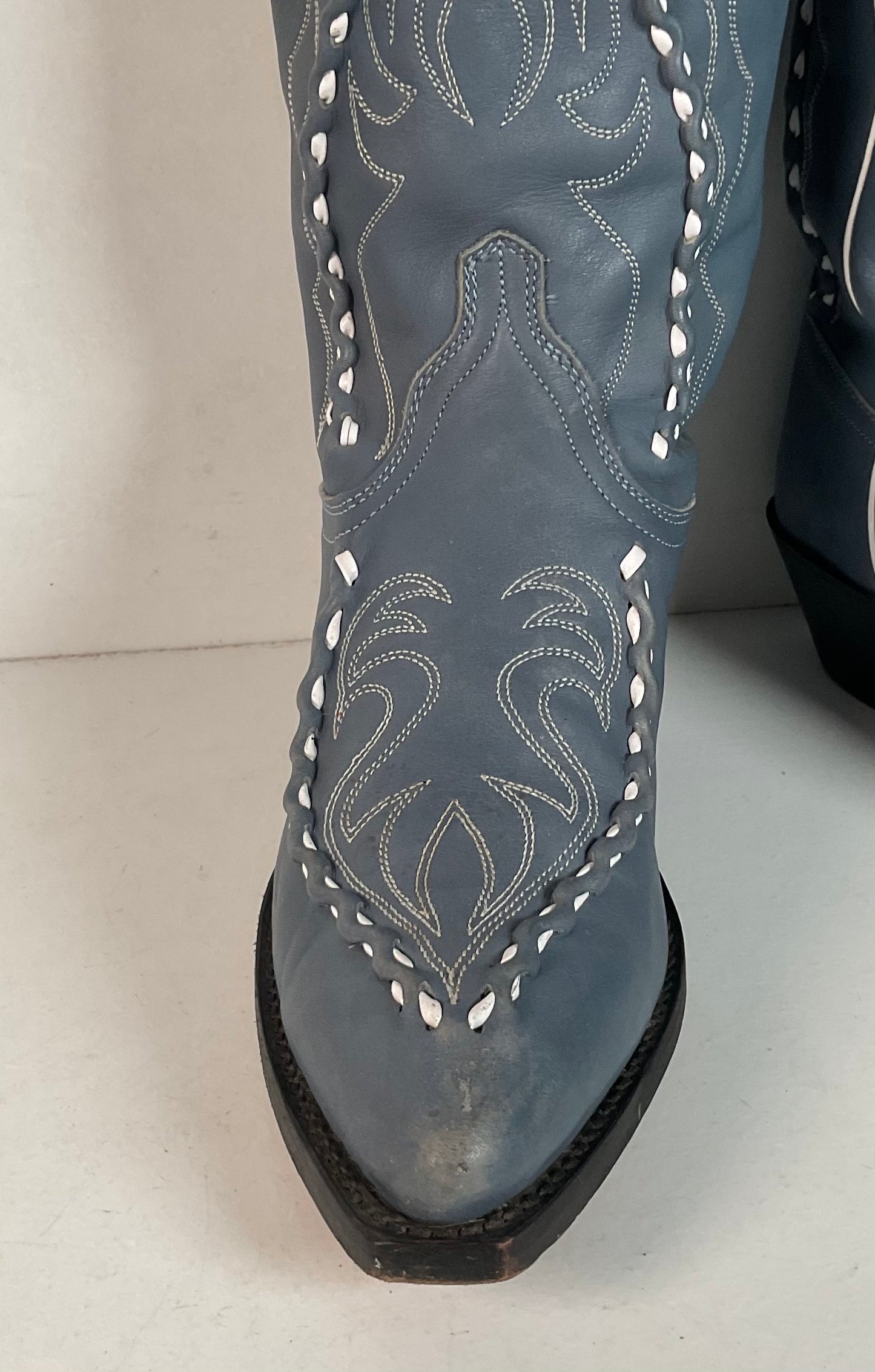 Dan Post Albany Bucklace Cowgirl Boots | Mule Skin | Blue | Women’s 8 M