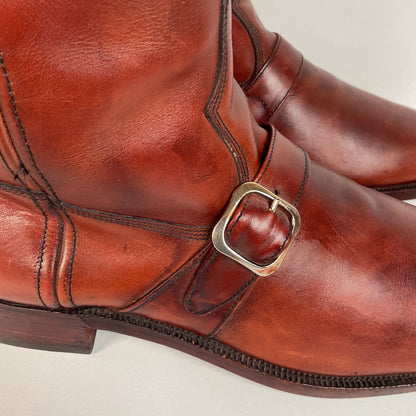Vintage Thom McAn Harness Buckle Boots | Spanish Calf Skin | Men’s 10.5 D