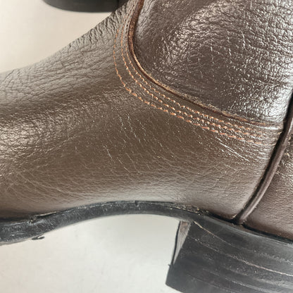 1960s Tony Lama Water Buffalo Cowboy Boots 8.5 D Gold Label Exotic