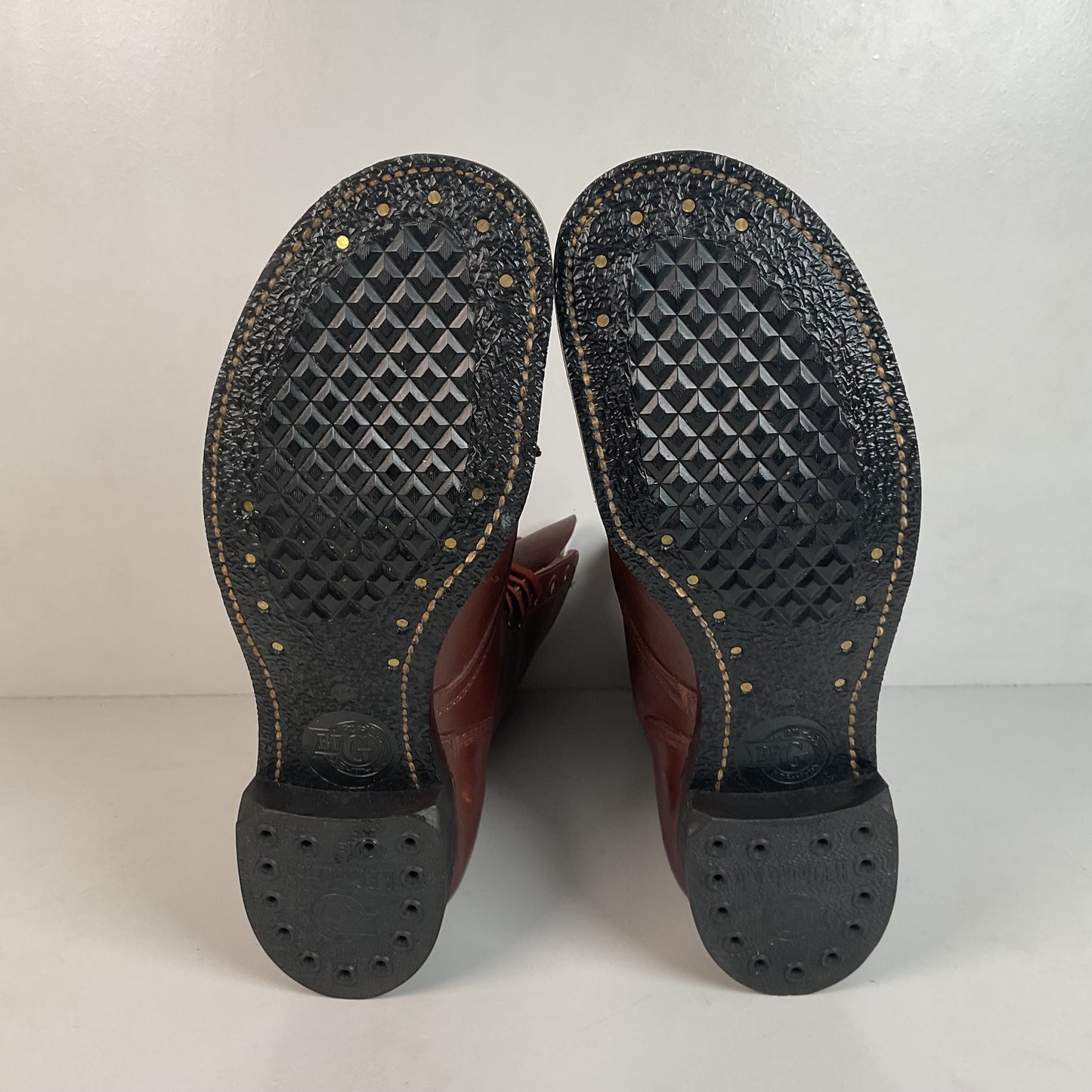 Vintage Vietnam War Brown Jump Boots 11 N (Narrow) Cap Toe Paratrooper