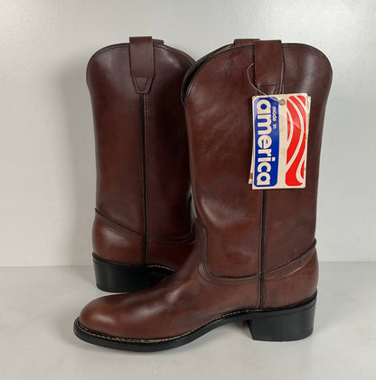 Vintage Georgia Cowboy Work Boots | Thick Hide | USA Made | Men’s 9.5 M