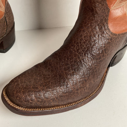 Vintage Rios of Raymondville Elephant Cowboy Boots | Exotic | Wide | Men’s 11