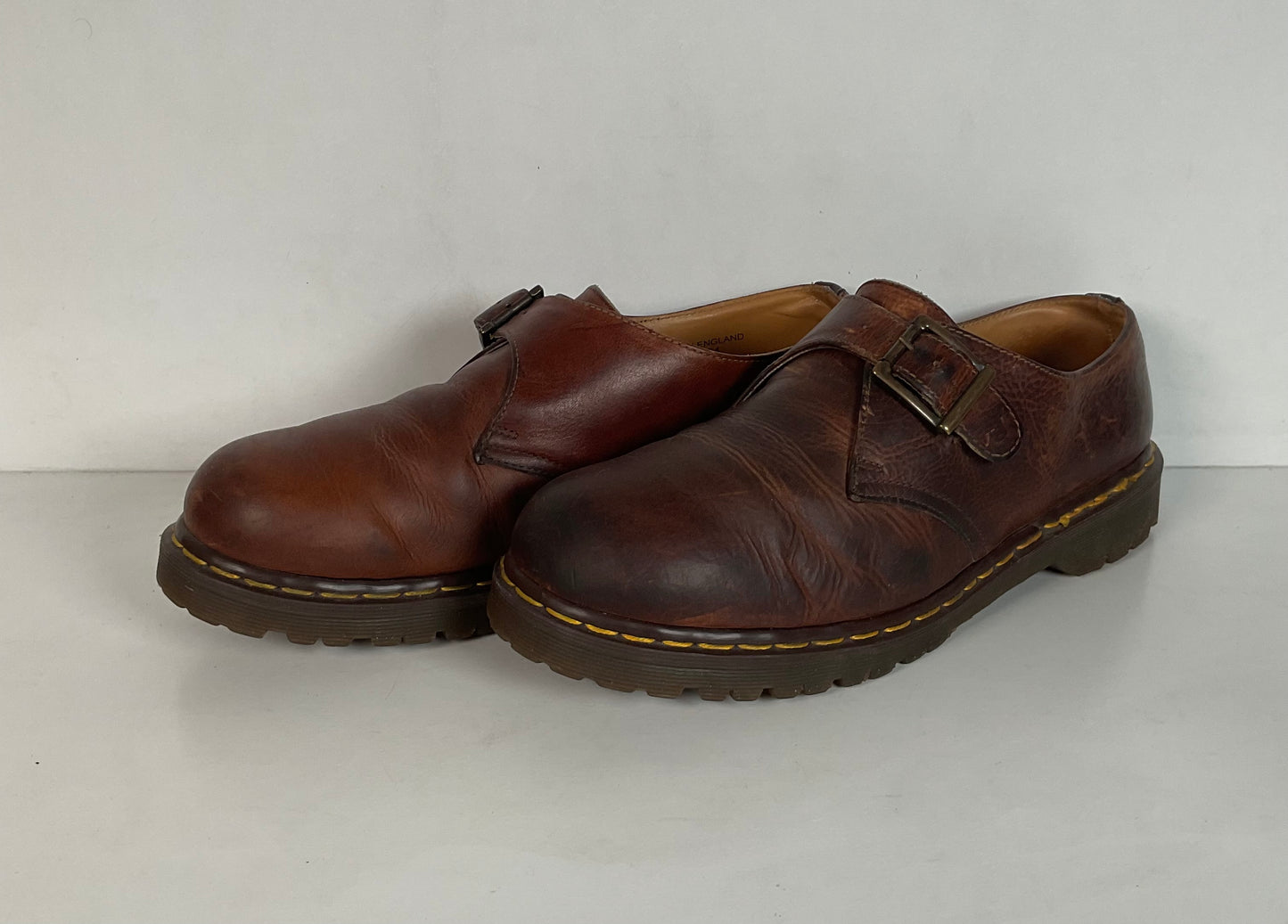Vintage Dr. Martens Chunky Monk Strap Platform Loafers UK 11 | US 12