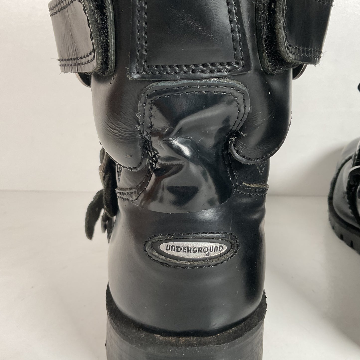 Underground England Gladiator Boots | Quintuple Buckle | UK 10 | US 11