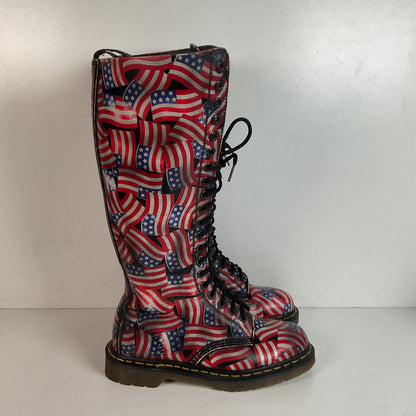 Vintage Dr. Marten 20-Eyelet American Flag Boots UK 6 | US Women’s 8