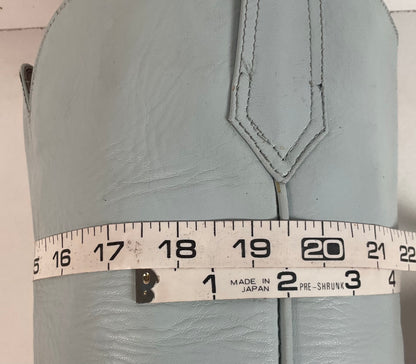 Custom Tall Top Cowboy Boots 11 Wide Shooter Style Off White