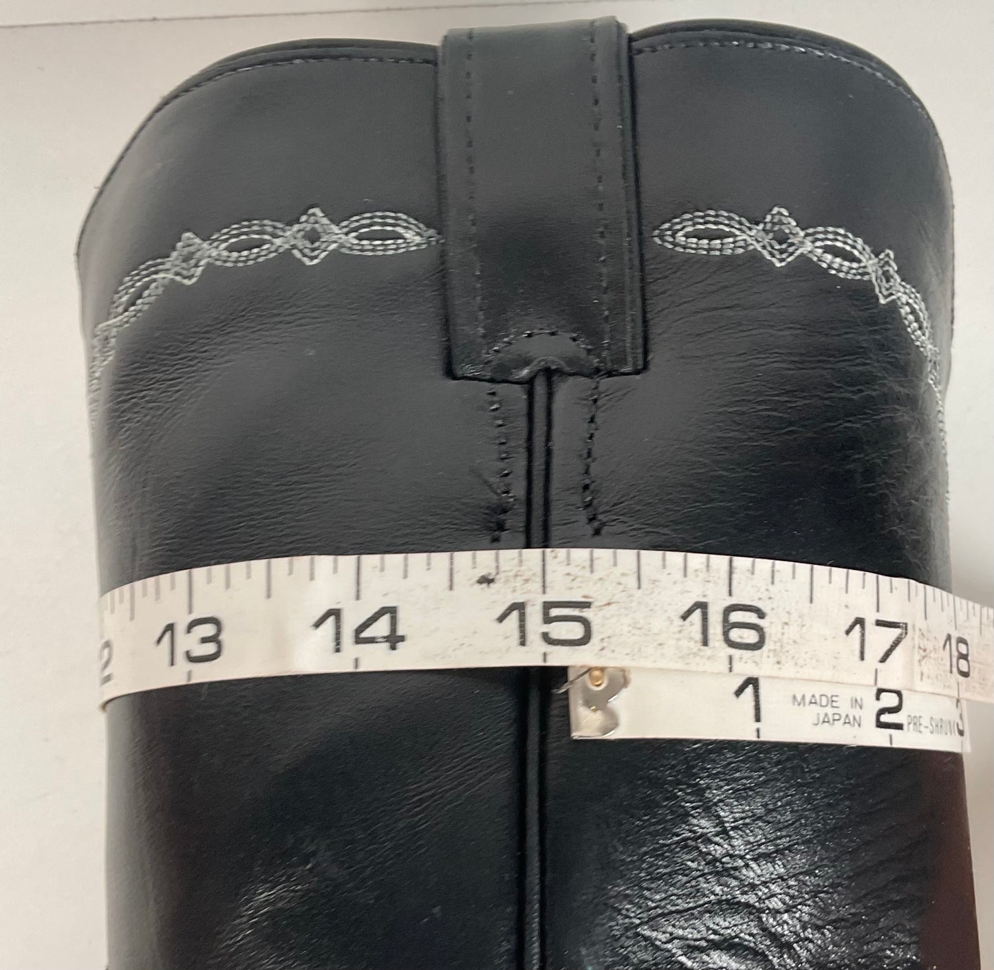 Justin Classic Roper Boots | Black | USA Made | Men’s 11.5 D