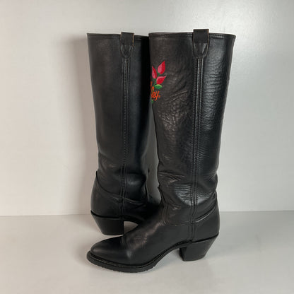 Lady Harley Davidson Motorcycle Boots | Tall | USA Made | Black | Women’s 7 M