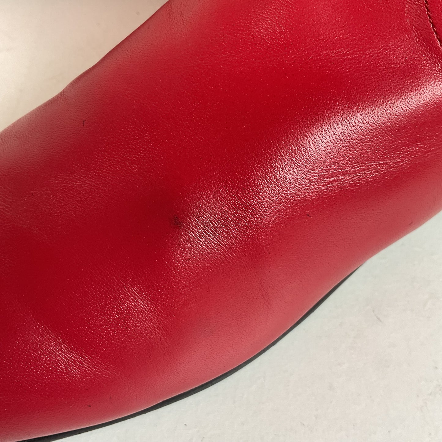 Vintage Justin Ruby Red Riding Boots 8.5 AA (Extra Narrow) USA Made Campus