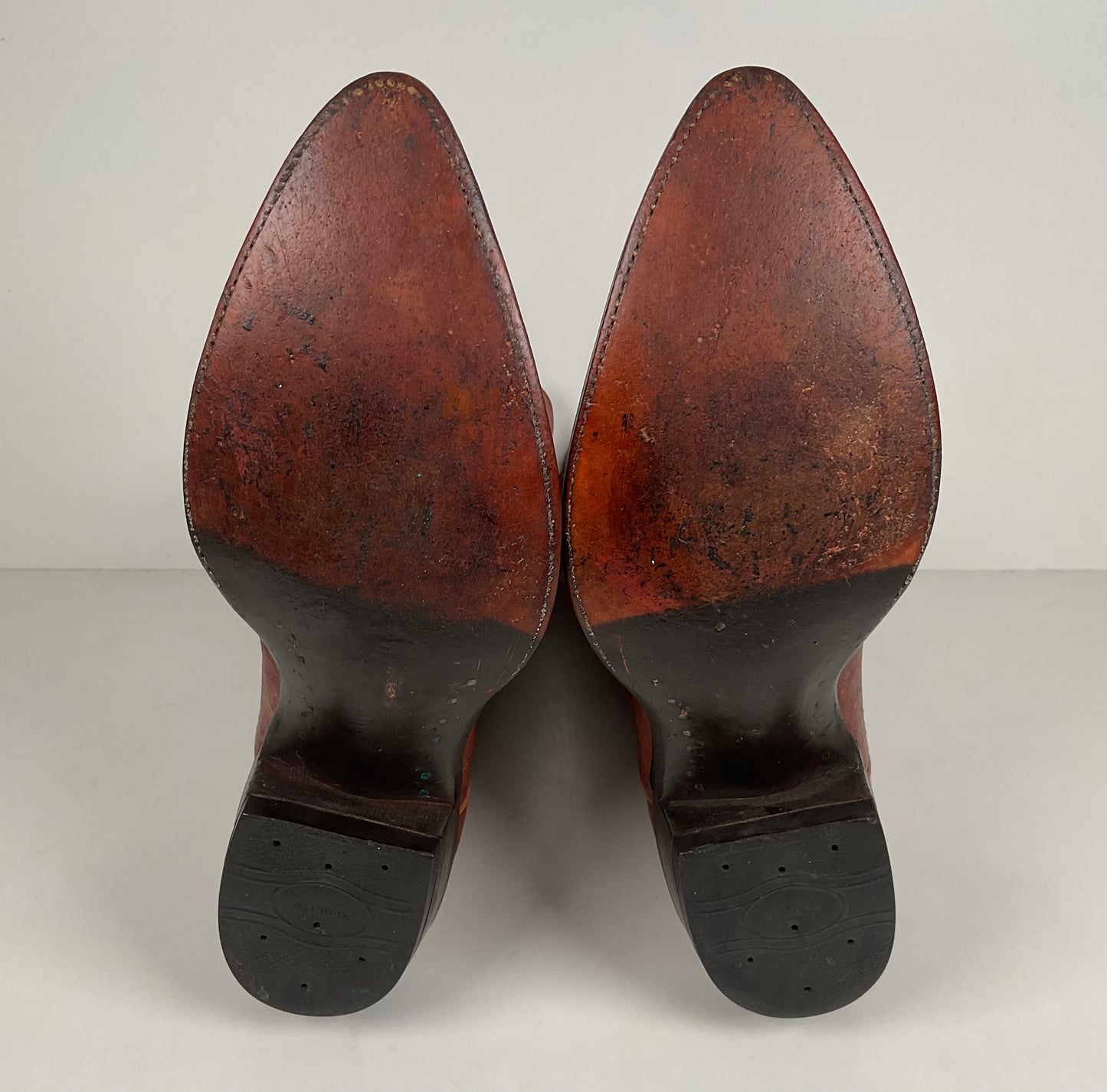 Vintage Hondo Cowboy Boots | Pieced Teju Lizard | Extra Wide | 10 EE