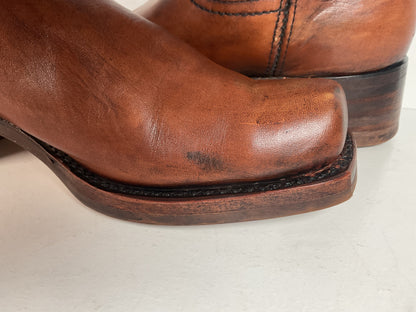Vintage Sears Chunky Campus Boots 10.5 D USA Made Cutter Toe