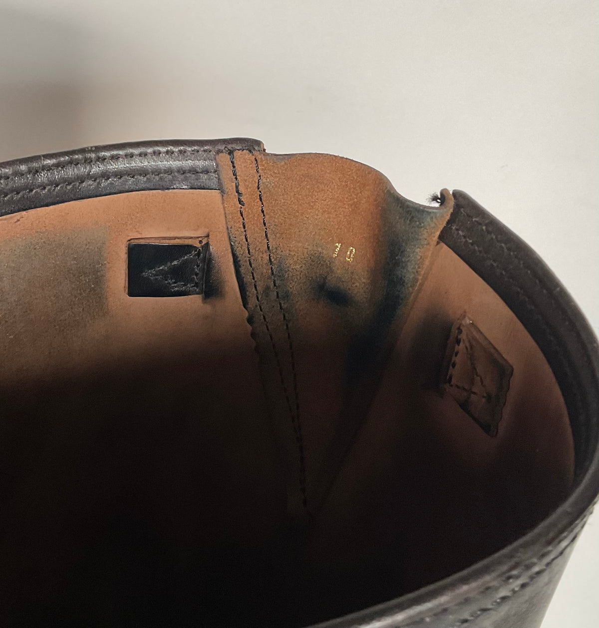 Black Sign Aviator Boots | Horse Hide Engineer | Men’s 10