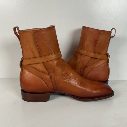Lucchese Jodhpur Riding Boots | Burnished Calf | USA Made | GY | Men’s 10 D