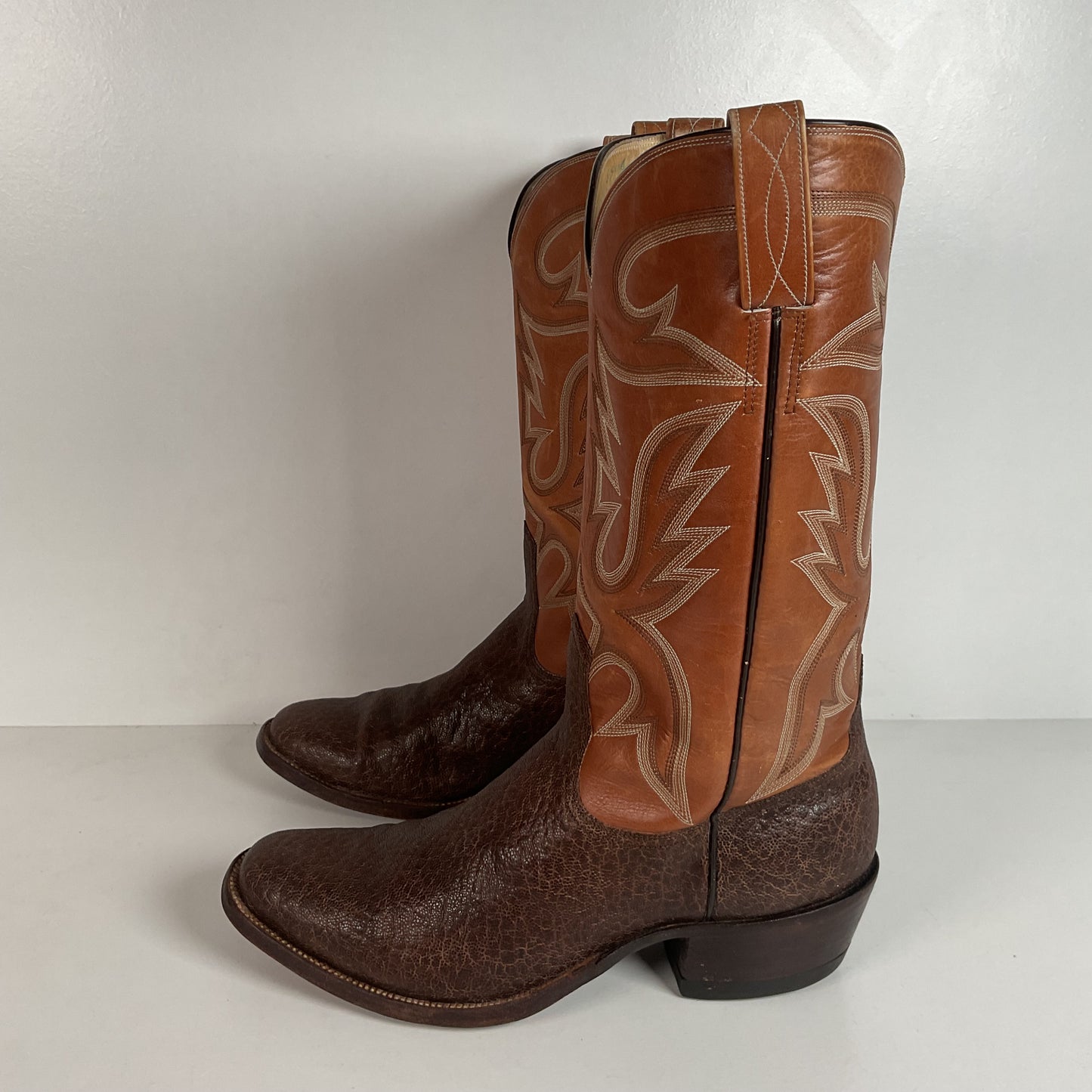 Vintage Rios of Raymondville Elephant Cowboy Boots | Exotic | Wide | Men’s 11