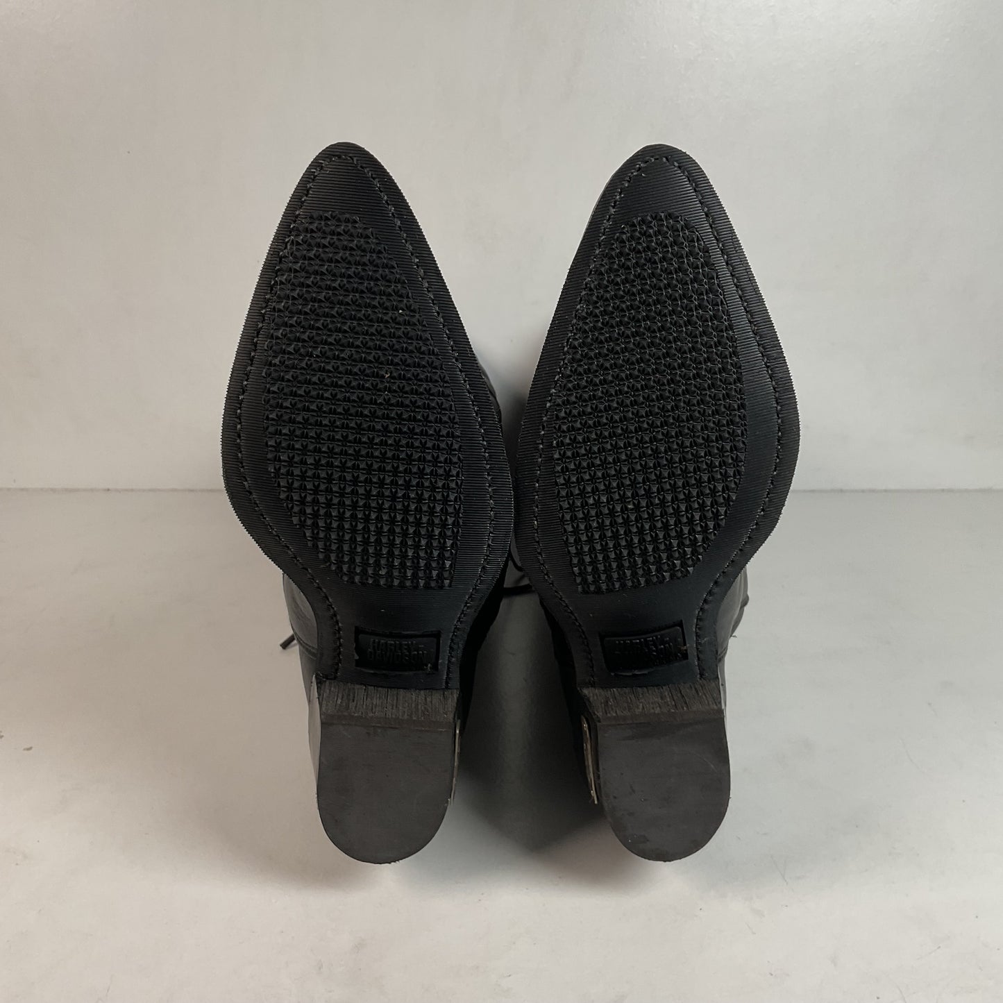 Vintage Harley Davidson Tall Motorcycle Boots 7 M Lace Up USA Made