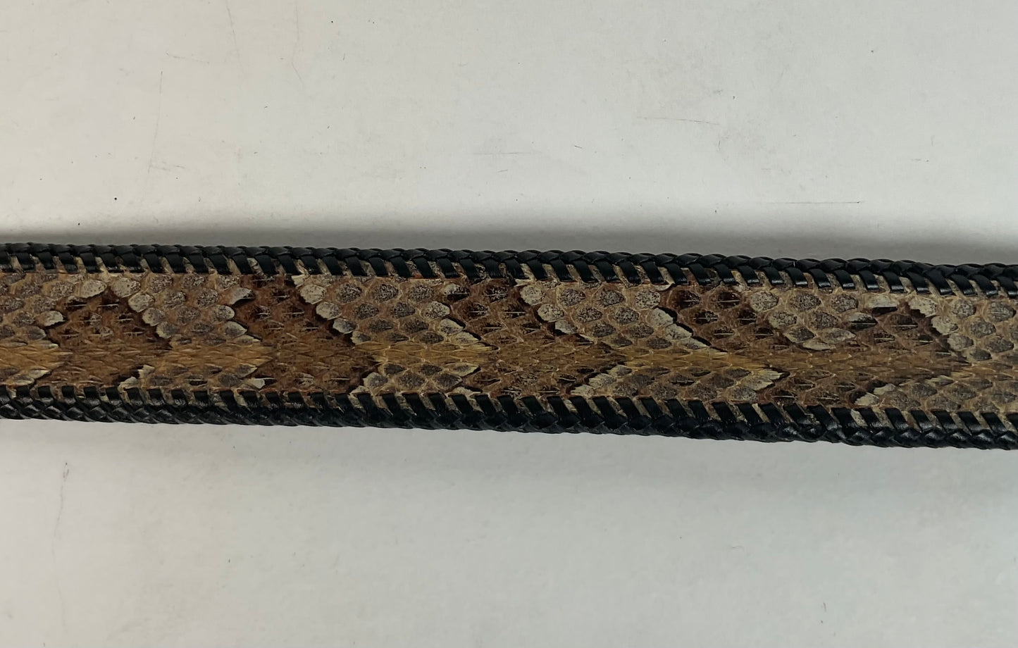 Custom Timber Rattlesnake Cowboy Belt |Canebrake | Braided | Snake Skin