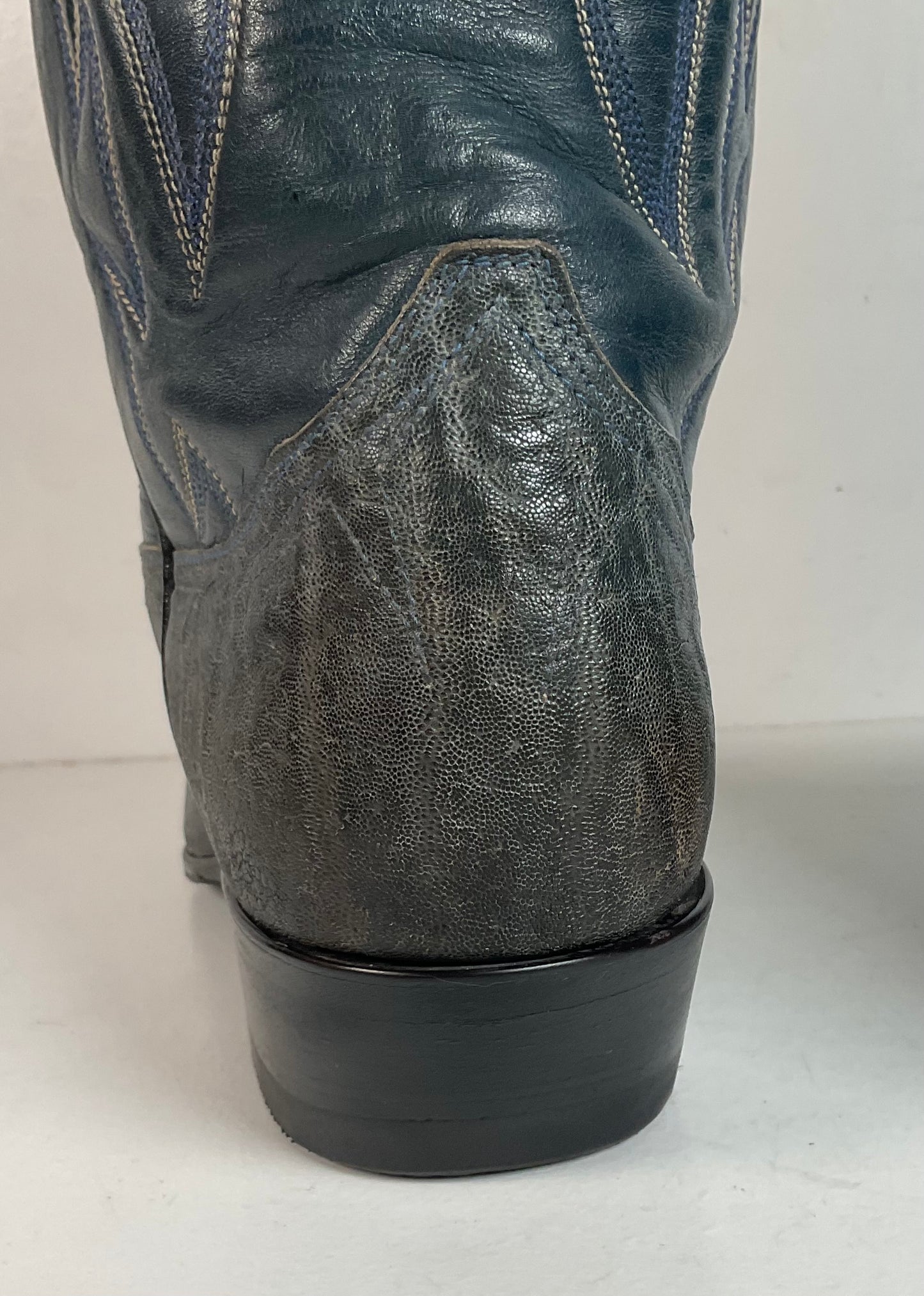 1960s Tony Lama Exotic Elephant Cowgirl Boots Men’s 7 B | Women’s 8 USA Made Gold Label