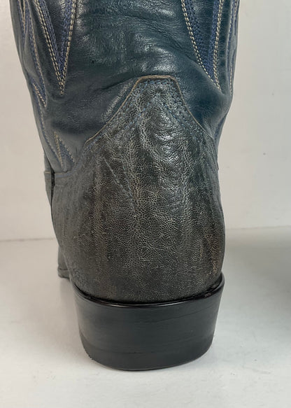 1960s Tony Lama Exotic Elephant Cowgirl Boots Men’s 7 B | Women’s 8 USA Made Gold Label