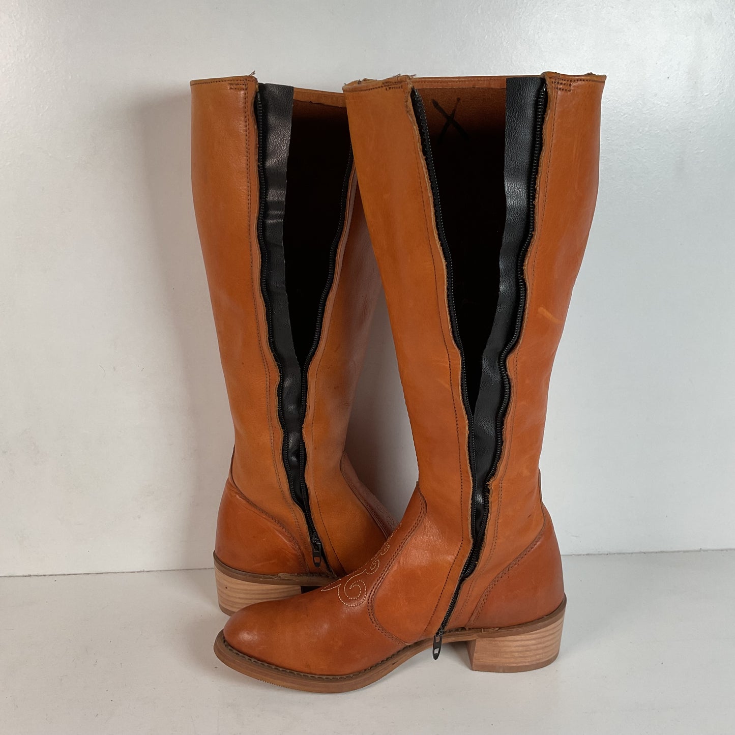 1970s Wrangler Platform Campus Boots — USA Made — 7 N