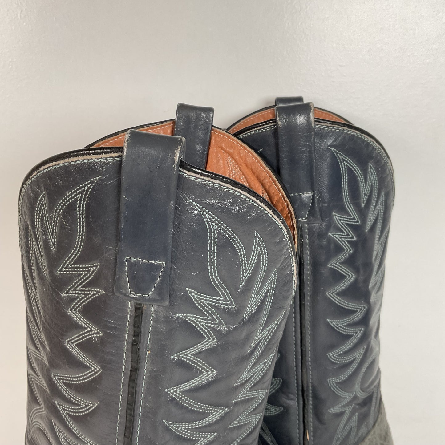 Vintage Red Wing Bullhide Cowboy Boots | USA Made | Grey | Men’s 8.5 D