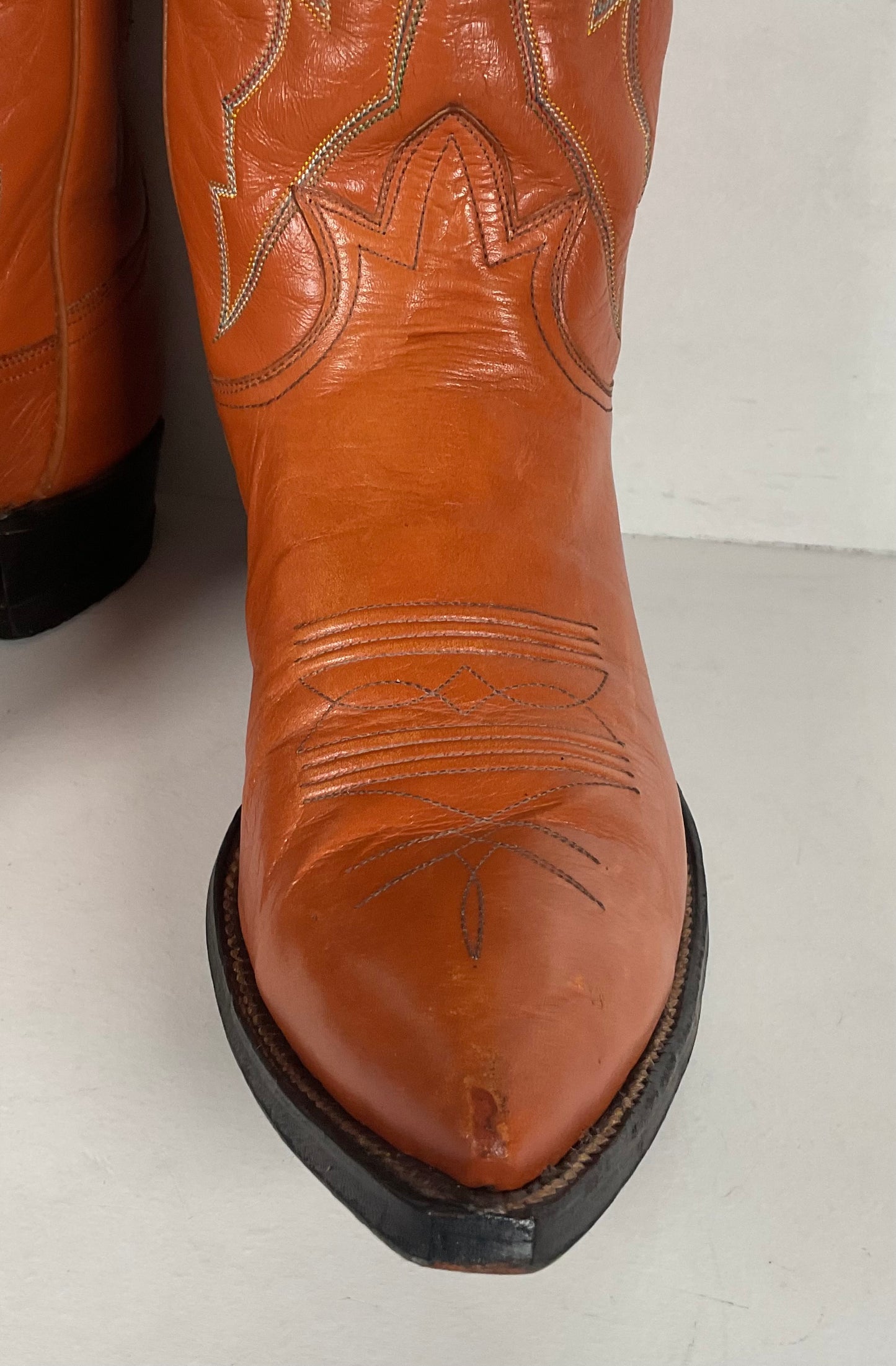 Vintage Tony Lama Cowboy Boots | X Toe | 1950s | Men’s 7.5 D