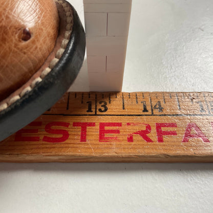 Rios Of Mercedes Smooth Ostrich Cowboy Boots 13 B Exotic USA Made