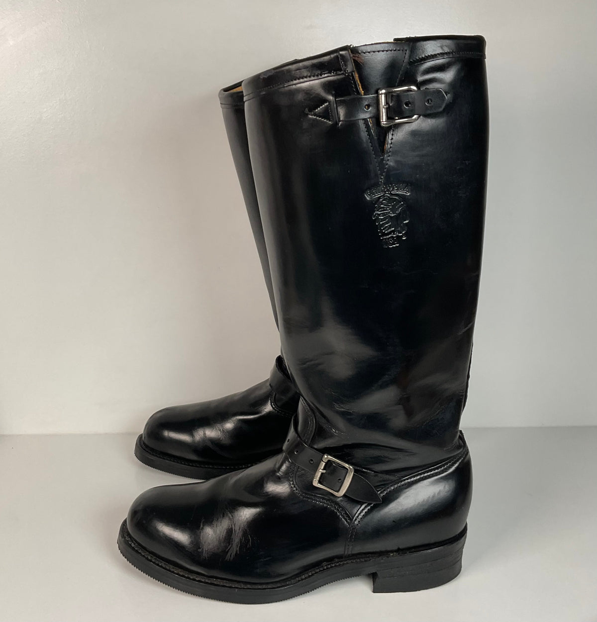 Chippewa Engineer Boots | Safety Toe | Distressed | USA Made | Men’s 13 EE